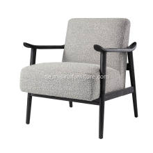 Stoff Armlehre Lounge Stuhl Single Sofa